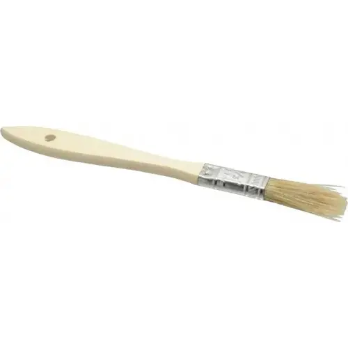 Paint Brush: 1/2" Wide, Hog, Natural Bristle Paint Brush: 1/2" Wide, Hog, Natural Bristle