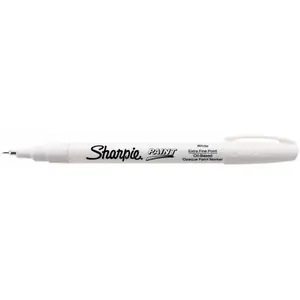 Sharpie 35531 Paint Pen Marker: White, Oil-Based, Extra Fine Point