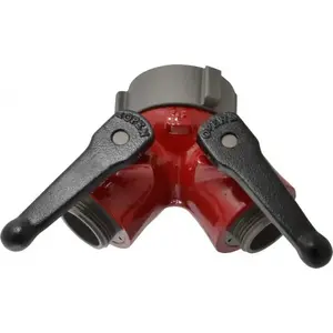 Alliance Hose & Rubber WV2515-M Gate Valve: WYE, 2-1/2" Pipe, NST, Steel
