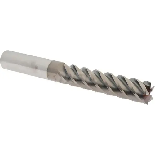 Square End Mill: 3/4" Dia, 3-1/4" LOC, 5 Flute, Solid Carbide TiCN Square End Mill: 3/4" Dia, 3-1/4" LOC, 5 Flute, Solid Carbide TiCN