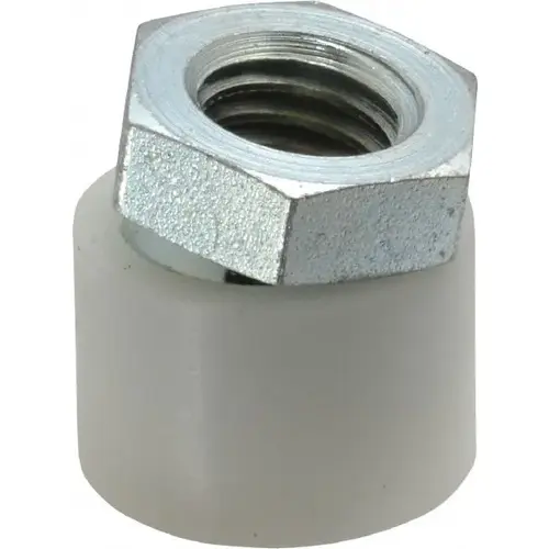 1/2-13, 7/8" Pad Diam, Uncoated Bottom, Steel Toggle Pad