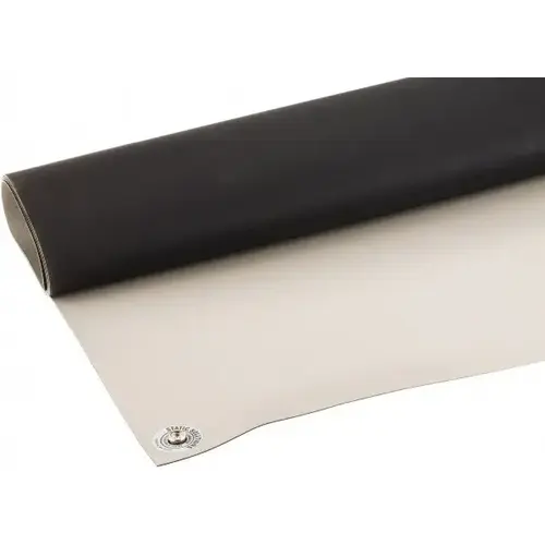 Anti-Static Table Mat: Rubber, 6 ft OAL, 4 ft OAW, 0.14" Thick