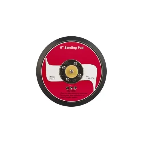 6" Diam Hook & Loop Disc Backing Pad 6" Diam Hook & Loop Disc Backing Pad