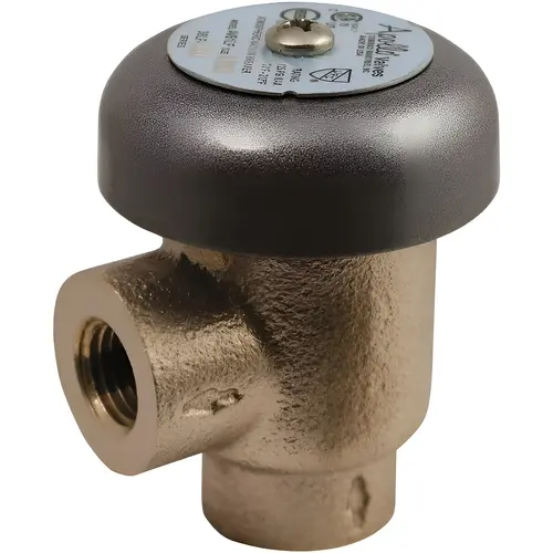 1/2" Pipe, 125 Max psi, Bronze, Coated Lead Free Bronze, Atmospheric Type Vacuum Breaker Valve 1/2" Pipe, 125 Max psi, Bronze, Coated Lead Free Bronze, Atmospheric Type Vacuum Breaker Valve