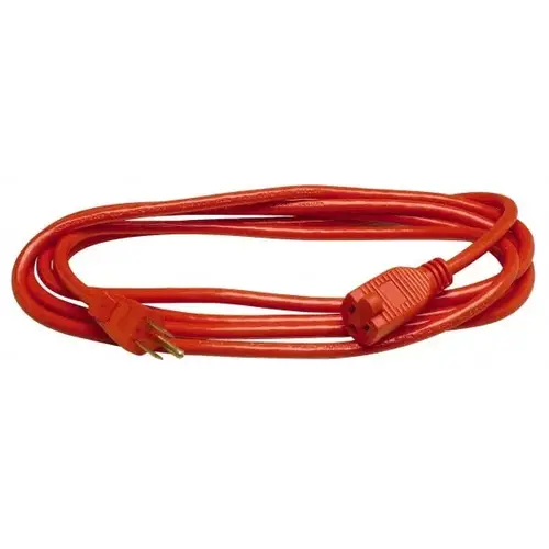 100 ft, 14/3 Gauge/Conductors, Orange Indoor & Outdoor Extension Cord 100 ft, 14/3 Gauge/Conductors, Orange Indoor & Outdoor Extension Cord