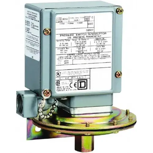 4, 13 and 4X NEMA Rated, SPDT-DB, 0.2 to 10 psig, Electromechanical Pressure and Level Switch