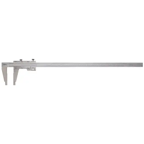 Vernier Caliper: 0 to 0.003" Accuracy, 0.001" Graduation, Stainless Steel Satin Chrome Vernier Caliper: 0 to 0.003" Accuracy, 0.001" Graduation, Stainless Steel Satin Chrome