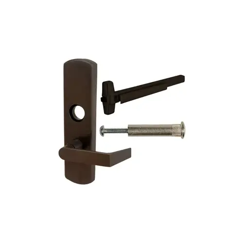 KIT - Rim Exit Device, 996L-06 Lever Trim, RHR Right Hand Reverse/Reversible Handing, 2 Each Sex Nuts and Bolts (425) (Size 10-24), 48", Hex Dogging, Grade 1, 710/313 Dark Bronze