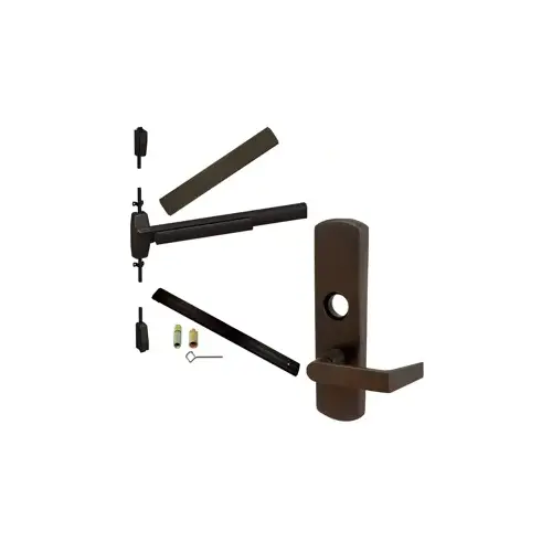 KIT - LD (Less Dogging), SVR (Surface Vertical Rod) Smooth Exit Device, 996L-06 Lever Trim (Requires Rim Cylinder), RHR Right Hand Reverse/Reversible Handing, (Snap Ring Tool Needed), 36" x 84", Grade 1, 710/US11P Dark Bronze KIT - LD (Less Dogging), SVR (Surface Vertical Rod) Smooth Exit Device, 996L-06 Lever Trim (Requires Rim Cylinder), RHR Right Hand Reverse/Reversible Handing, (Snap Ring Tool Needed), 36" x 84", Grade 1, 710/US11P Dark Bronze