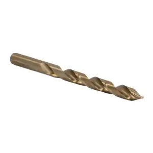 Drill America GSC25/64 25/64" Stepped Point Cobalt Drill Bit, 135 Degree Split Point Tip, 3-Flat Shank, (Included in GSC29J-PC Set)