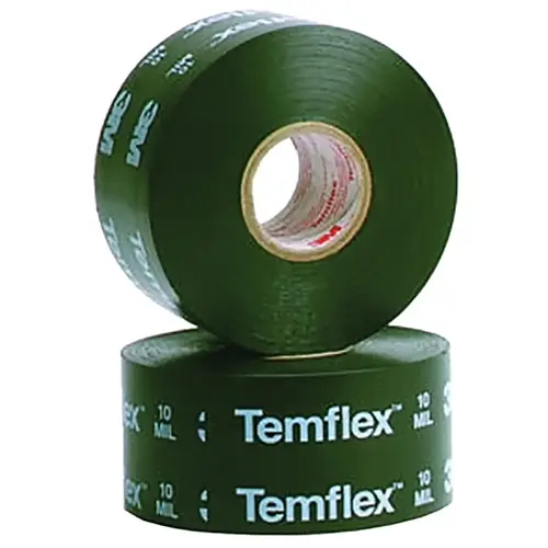 Temflex Vinyl Corrosion Protection Tape 1100, 2 in x 100 ft, 10 mil, Black Temflex Vinyl Corrosion Protection Tape 1100, 2 in x 100 ft, 10 mil, Black