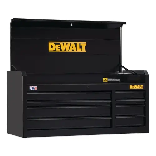 900 Series Top Tool Chest, 52 in Wide Tool Chest, 8-Drawer, Black