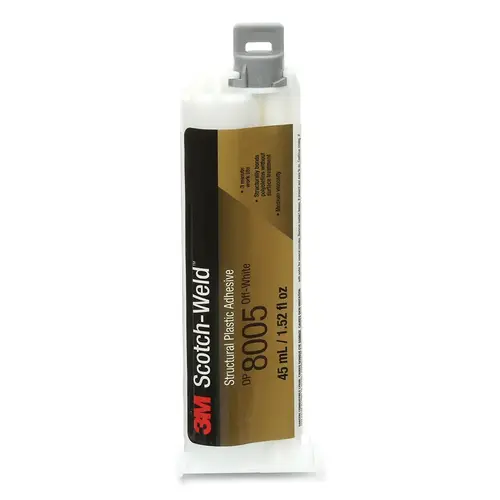 Scotch-Weld  Structural Plastic Adhesive, DP8005, 1.52 fl oz, Cartridge, Off-White