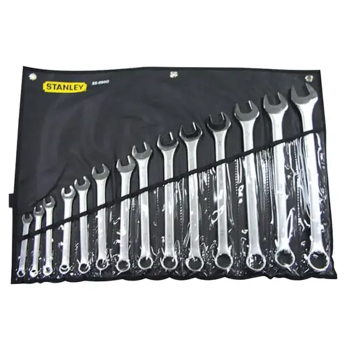 14 Piece Combination Wrench Set, 12 Points, SAE 14 Piece Combination Wrench Set, 12 Points, SAE