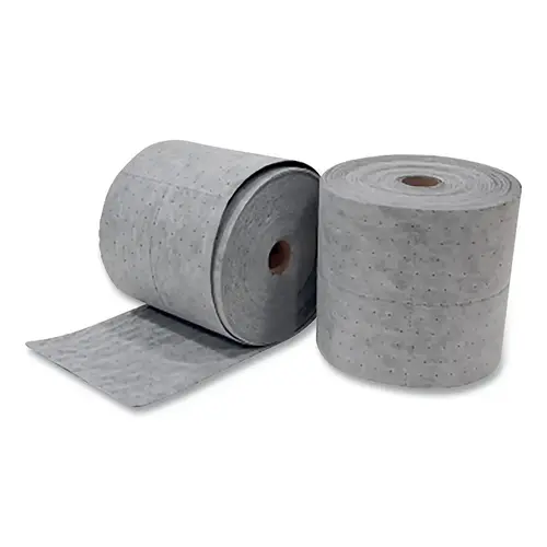 Sorbent Pads and Rolls, 300 ft L x 16 in W, Universal, Medium Laminated, Two-Ply, Gray, Roll Sorbent Pads and Rolls, 300 ft L x 16 in W, Universal, Medium Laminated, Two-Ply, Gray, Roll
