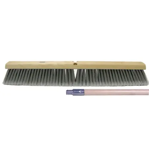 Flagged Silver Polystyrene Fine Sweep Brush, 18 in Hardwood, 3 in Trim, 12 Kit Flagged Silver Polystyrene Fine Sweep Brush, 18 in Hardwood, 3 in Trim, 12 Kit