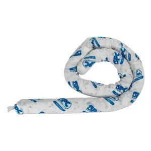 Brady SPC OIL806 SPC Oil Only SOCs, 12 gal Absorption Capacity, 3 in x 8 ft White