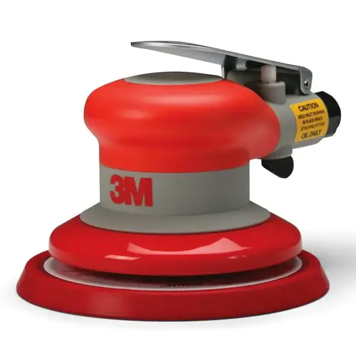 Pneumatic Non-Vacuum Random Orbital Sander, 5 in dia, 3/16 in Orbit, 12000 RPM, Al Housing Pneumatic Non-Vacuum Random Orbital Sander, 5 in dia, 3/16 in Orbit, 12000 RPM, Al Housing