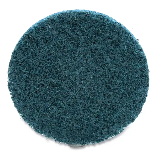 Roloc Surface-Conditioning Disc, 3 in, TR, Very Fine, Aluminum Oxide, 18000 rpm, Blue Roloc Surface-Conditioning Disc, 3 in, TR, Very Fine, Aluminum Oxide, 18000 rpm, Blue