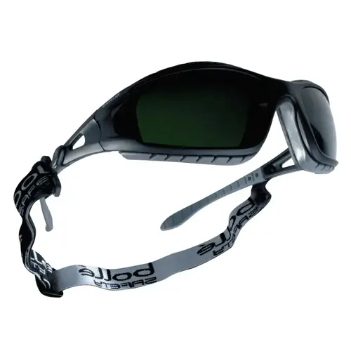 Tracker Series Safety Glasses, Shade 5.0 Lens, Welding Shade 5 Black/Gray Pair
