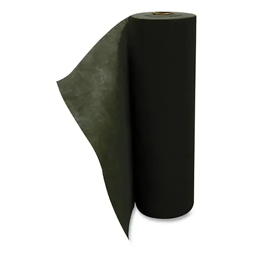 Absorbent Traffic Rug, 300 ft L x 36 in W, Universal, 40 gal Absorbtion, Light, Gray