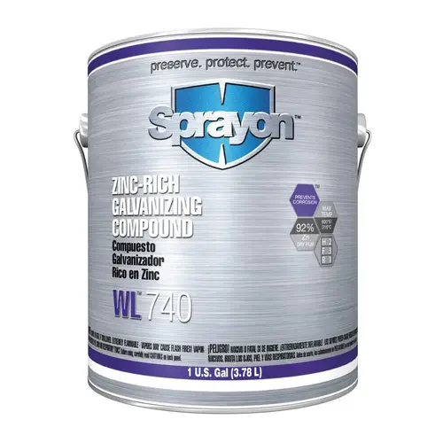 Zinc-Rich Cold Galvanizing Compounds, 1 gal Can Gray Zinc-Rich Cold Galvanizing Compounds, 1 gal Can Gray