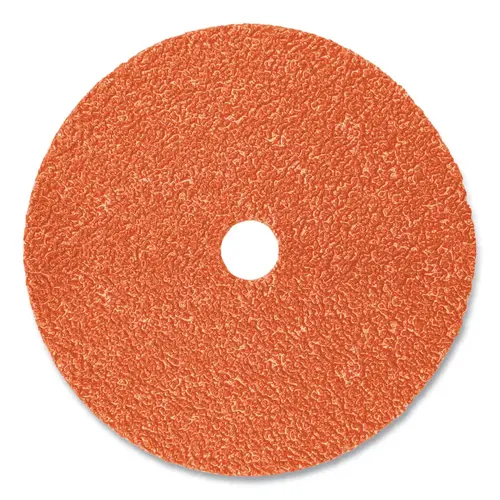 Cubitron II 987C Fibre Disc, Precision Shaped Ceramic, 9-1/8 in dia, 7/8 in Arbor, 60 Grit Orange Cubitron II 987C Fibre Disc, Precision Shaped Ceramic, 9-1/8 in dia, 7/8 in Arbor, 60 Grit Orange