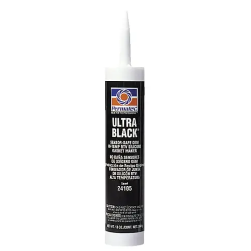 Ultra Silicone RTV Gasket Maker, 13 oz, Cartridge, Ultra Black Ultra Silicone RTV Gasket Maker, 13 oz, Cartridge, Ultra Black