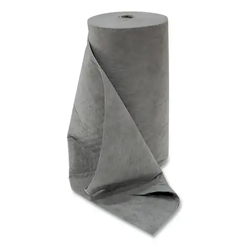 Sorbent Pads and Rolls, 150 ft L x 32 in W, Universal, Laminated Extra Heavy, Three-Ply, Gray, Roll Sorbent Pads and Rolls, 150 ft L x 32 in W, Universal, Laminated Extra Heavy, Three-Ply, Gray, Roll