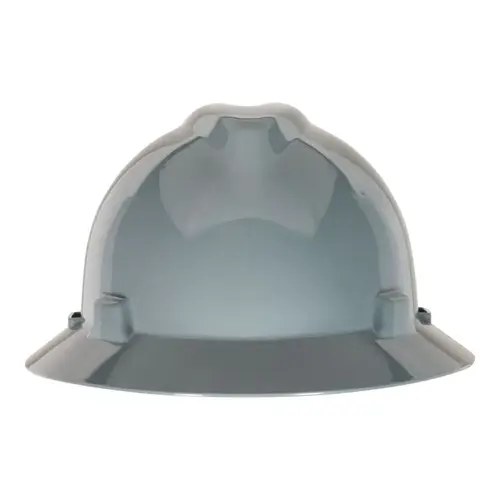 V-Gard Slotted Hard Hat Cap, Staz-On Suspension, Gray V-Gard Slotted Hard Hat Cap, Staz-On Suspension, Gray