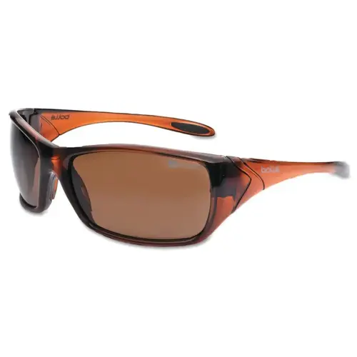 Voodoo Safety Glasses, Polarized Lens, Anti-Fog, Anti-Scratch, Brown Frame, TPR Pair Voodoo Safety Glasses, Polarized Lens, Anti-Fog, Anti-Scratch, Brown Frame, TPR Pair