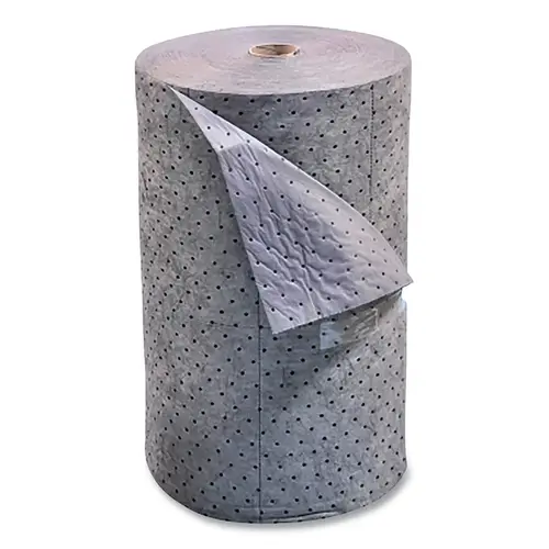 Sorbent Pads and Rolls, 300 ft L x 32 in W, Universal, Medium Laminated, Two-Ply, Gray, Roll Sorbent Pads and Rolls, 300 ft L x 32 in W, Universal, Medium Laminated, Two-Ply, Gray, Roll