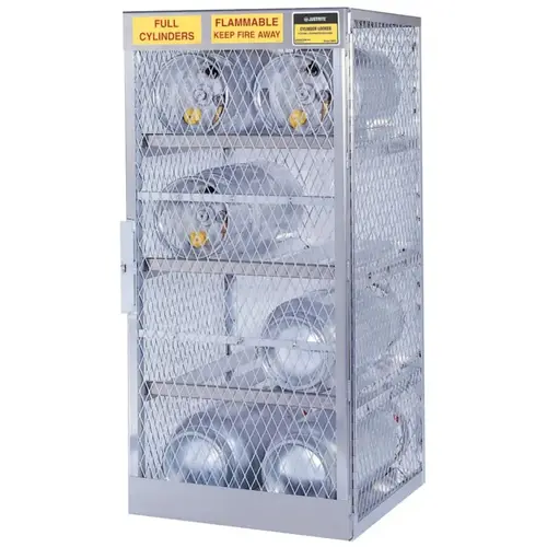 Aluminum Cylinder Lockers, (8) 20 or 33 lb. Cylinders Aluminum Cylinder Lockers, (8) 20 or 33 lb. Cylinders