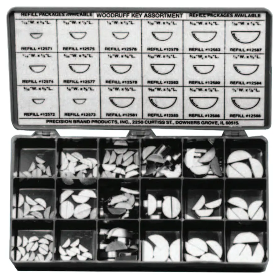 Precision Brand WOODRUFF KEY KIT 12940