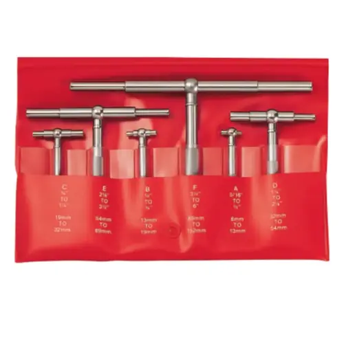 579 Series Self-Centering Telescoping Gage, 5/16 to 6 in Range, 3-1/4 in Handle, Set S579HZ 579 Series Self-Centering Telescoping Gage, 5/16 to 6 in Range, 3-1/4 in Handle, Set S579HZ