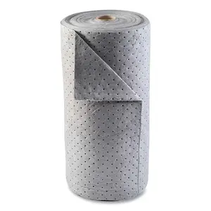 Brady BRU150 BASIC Absorbent Roll, 38 gal, 30 in x 150 ft, Gray