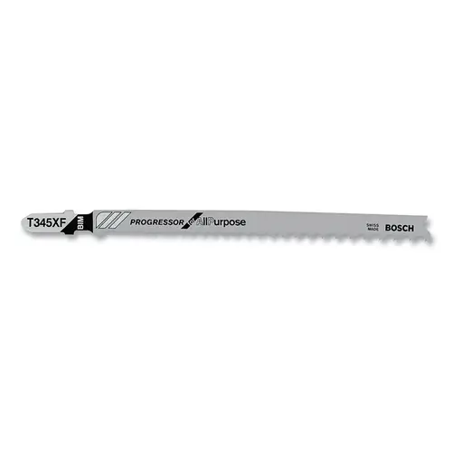 All Purpose T-Shank Jigsaw Blade, 5-1/4 in, 5 to 10 TPI, Bi-Metal, Progressive Tooth Spacing All Purpose T-Shank Jigsaw Blade, 5-1/4 in, 5 to 10 TPI, Bi-Metal, Progressive Tooth Spacing