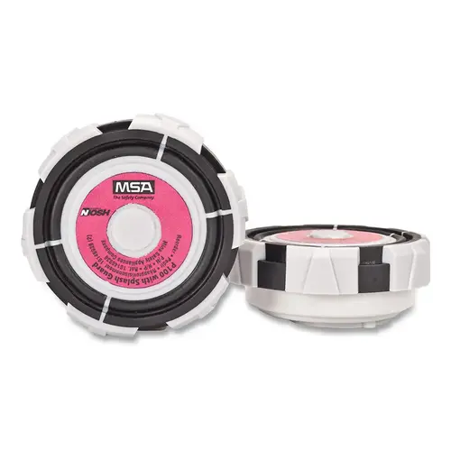 Advantage Respirator Cartridge, P100, w/Splash Guard Magenta