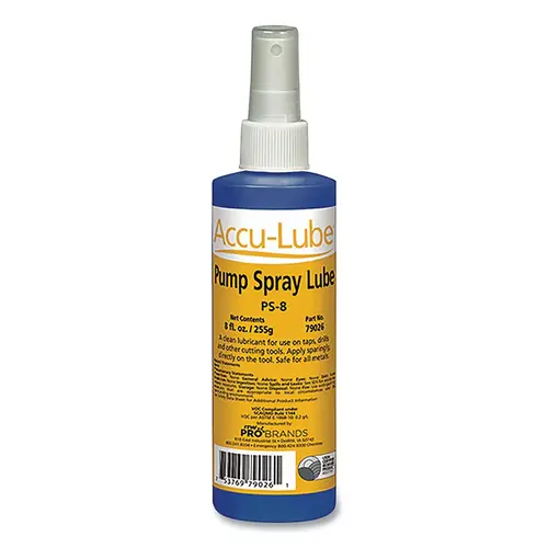 Accu-Lube Pump Spray Lubricant, 8 fl oz, Bottle Blue Accu-Lube Pump Spray Lubricant, 8 fl oz, Bottle Blue