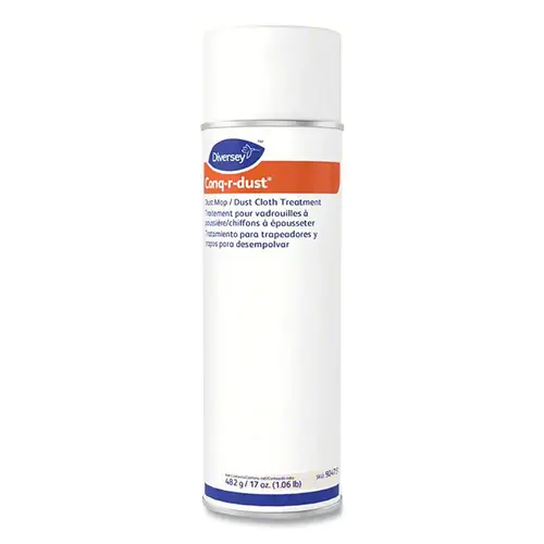 Dust Mop/Dust Cloth Treatment, 17 oz, Aerosol Can, Amine Scent White Dust Mop/Dust Cloth Treatment, 17 oz, Aerosol Can, Amine Scent White