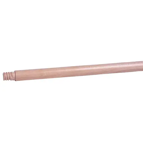 Wooden Handles, Hardwood, 60 in x 1 1/8 in Dia., Threaded Tip Natural Wooden Handles, Hardwood, 60 in x 1 1/8 in Dia., Threaded Tip Natural