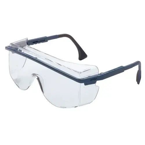 Astrospec OTG 3001 Eyewear, Clear Lens, Polycarbonate, Ultra-dura, Blue Frame Astrospec OTG 3001 Eyewear, Clear Lens, Polycarbonate, Ultra-dura, Blue Frame