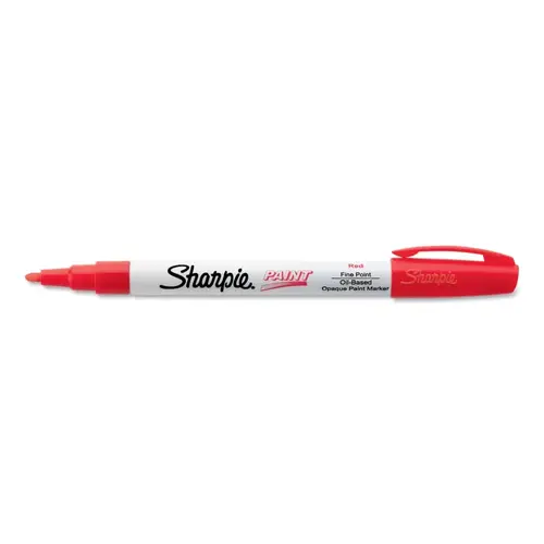 Oil Based Paint Marker, Red, Fine, Fine Bullet Oil Based Paint Marker, Red, Fine, Fine Bullet