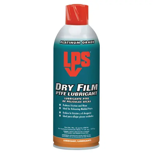 Dry Film Silicone Lubricants, 12 oz Aerosol Can White Dry Film Silicone Lubricants, 12 oz Aerosol Can White