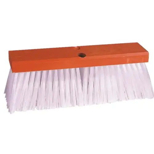 Street Brooms, 14 in Hardwood Block, 4 in Trim, White Polypropylene Fill - pack of 144 Street Brooms, 14 in Hardwood Block, 4 in Trim, White Polypropylene Fill - pack of 144
