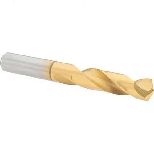 Screw Machine Length Drill Bit :13/32" COB GOLD PLT SCR MACH DR