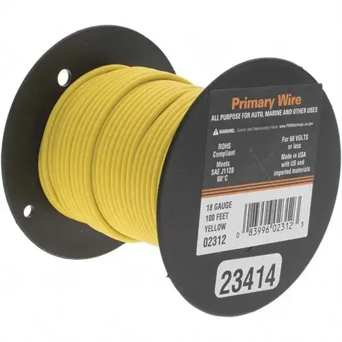 18 AWG Automotive Plastic Insulated, Single Conductor Wire 18 AWG Automotive Plastic Insulated, Single Conductor Wire