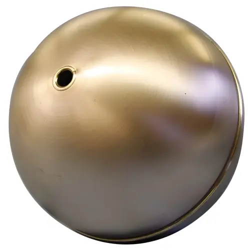 2" Diam, Spherical, Tubed Through Connection, Metal Float 2" Diam, Spherical, Tubed Through Connection, Metal Float