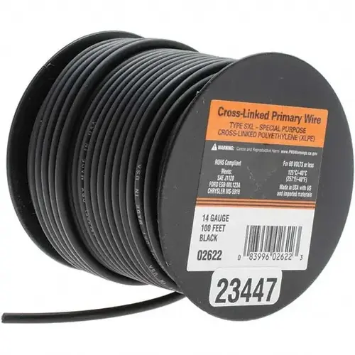14 AWG Automotive Cross-Linked Polyethylene Wire 14 AWG Automotive Cross-Linked Polyethylene Wire