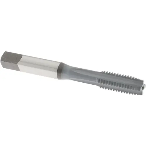 Straight Flute Tap: M8x1.25 Metric Coarse, 4 Flutes, Plug, 6H Class of Fit, High Speed Steel Straight Flute Tap: M8x1.25 Metric Coarse, 4 Flutes, Plug, 6H Class of Fit, High Speed Steel